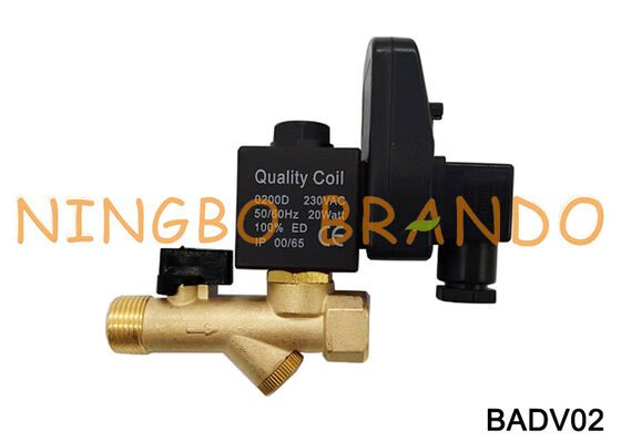 Valvola di scarico automatica COMBO 1/2'' per compressore d'aria AC110V AC220V