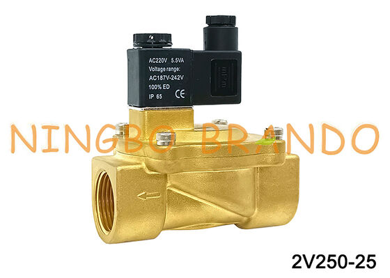 Valvole pneumatiche per elettrovalvola a solenoide a 2 vie tipo Airtac 2V250-25 AC220V 110V DC12V 24V