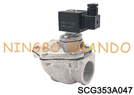 G1-1/2'' SCG353A047 Elettrovalvola a membrana ad angolo retto DC24V AC220V