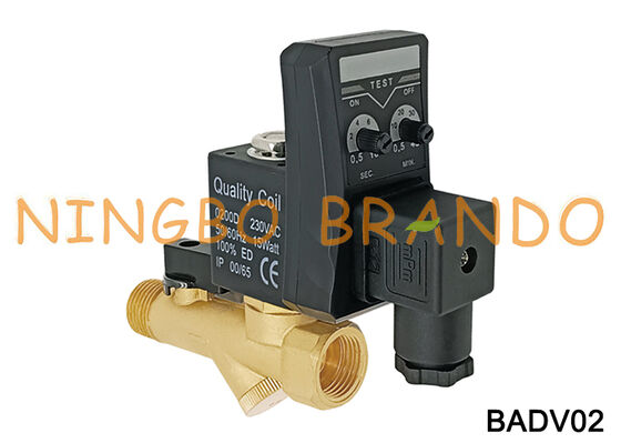 Valvola di scarico automatico COMBO per compressore d'aria Scarico della condensa controllato da timer da 1/2 pollice