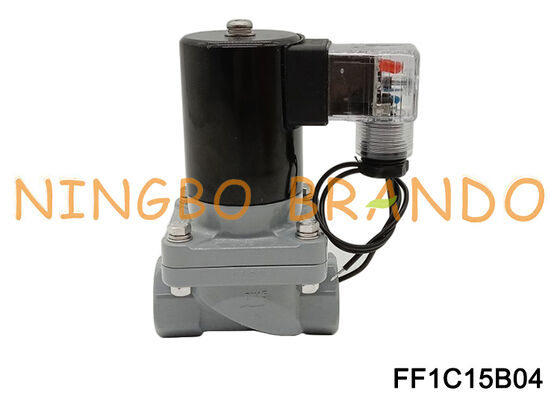 Elettrovalvola CPVC anticorrosione da 1/2" per valvola chimica alcalina acida DN15