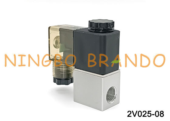 2V025-08 Elettrovalvola pneumatica 24 V CC 2/2 da 1/4 pollici