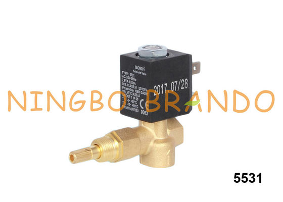 Tipo d'ottone CC dell'elettrovalvola a solenoide di carbone di flusso regolabile naturale del gas 5531 CEME di CA 24V di 220V
