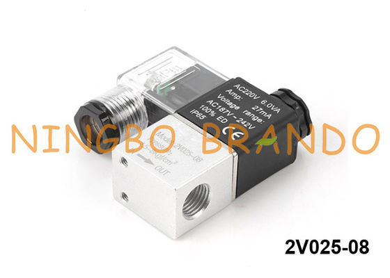 tipo elettrovalvola a solenoide pneumatica 12VDC PT1/4 di 2V025-08 Airtac»