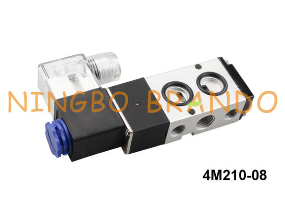 tipo modo G1/4» 24V 220V di 4M210-08 Airtac dell'elettrovalvola a solenoide di Namur 5/2