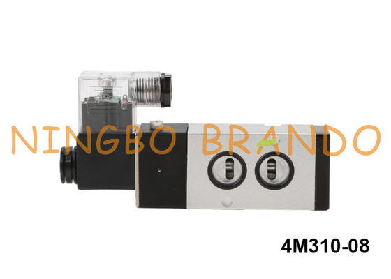 tipo Namur Solenoid Valve pilota di 4M310-08 Airtac 5/2 di modo 24V 220V