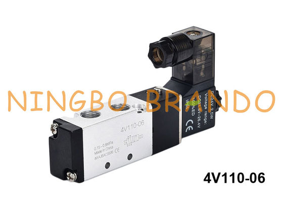 tipo elettrovalvola a solenoide pneumatica 4V110-06-DC24V 24VDC di 4V110-06 Airtac