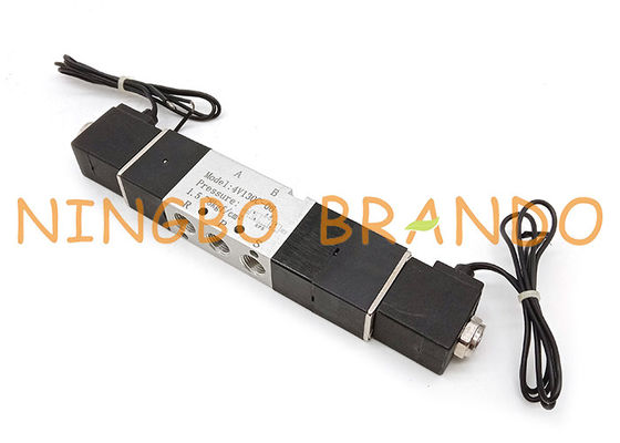 Tipo elettrovalvola a solenoide di AirTAC pneumatica di posizione di modo 3 di 4V130C-06 5