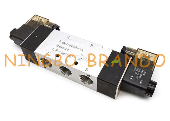 Tipo 4V420-15 1/2 di Airtac» 5/2 di valvola pneumatica del doppio solenoide di modo