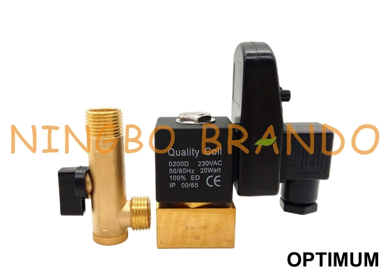 Il tipo auto di Jorc del temporizzatore vuota l'elettrovalvola a solenoide per il compressore d'aria 220V