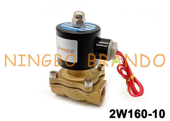 Elettrovalvola a solenoide d'ottone di NC di pollice di DC24V AC110V AC220V UW-15 2W160-15 1/2