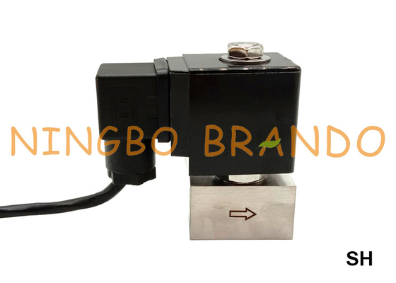 elettrovalvole a solenoide ad alta pressione di acciaio inossidabile di 300 barre 1/4" 3/8" 24V 110V 220V