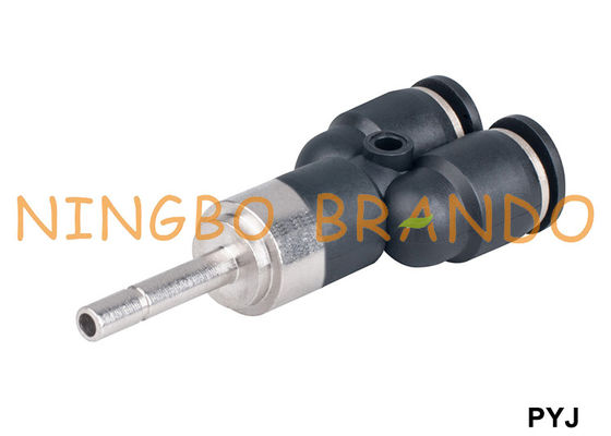 Tipo alimentabile modo pneumatico di plastica di serie Y di PYJ dei montaggi di tubo flessibile 3